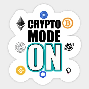 Crypto Mode On Sticker